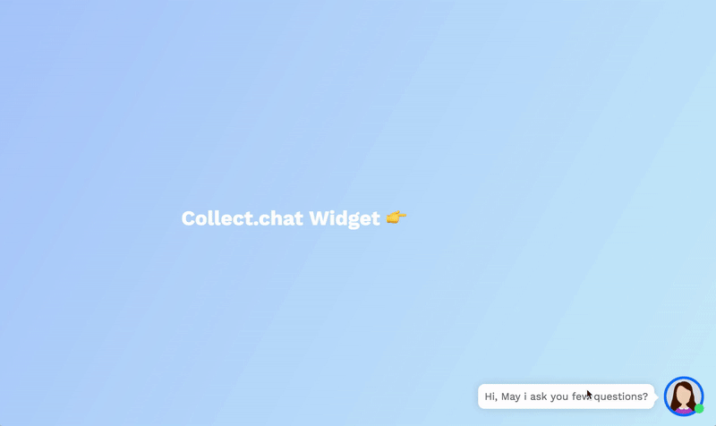 Collectchat interactive form demo